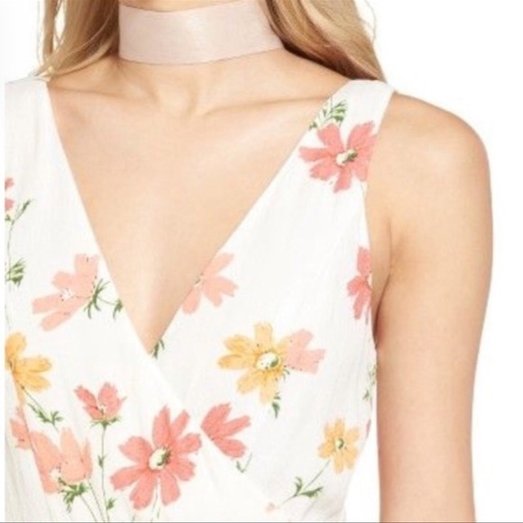 LIKE NEW Revolve Privacy Please Tie Closure Wrap Midi Dress Floral Wilson SMALL - Picture 5 of 7